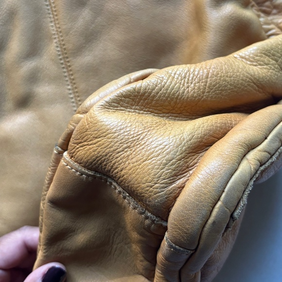 Linea Pelle Dylan Bag  Tan/Yellow - Picture 10 of 13